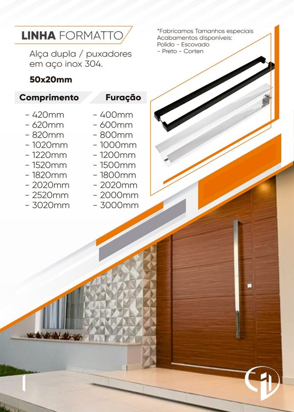 Puxador - Linha Formatto